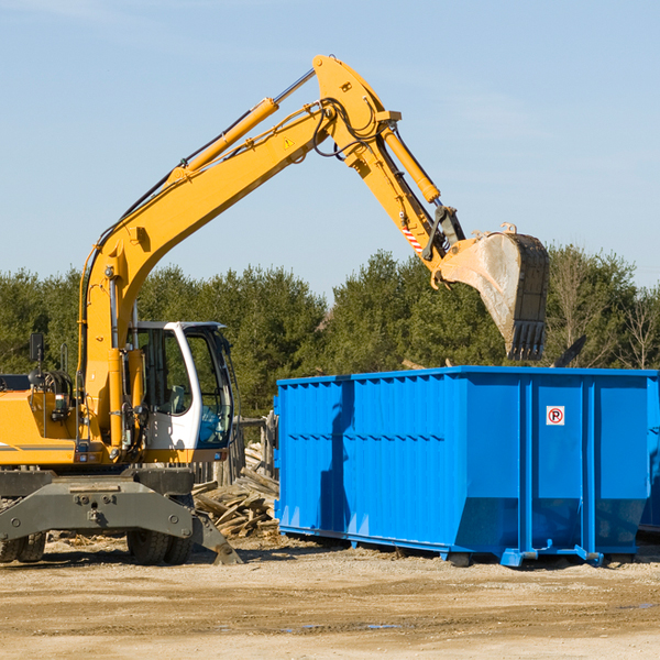 what size residential dumpster rentals are available in Wheatfield PA